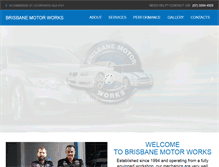 Tablet Screenshot of brisbanemotorworks.com
